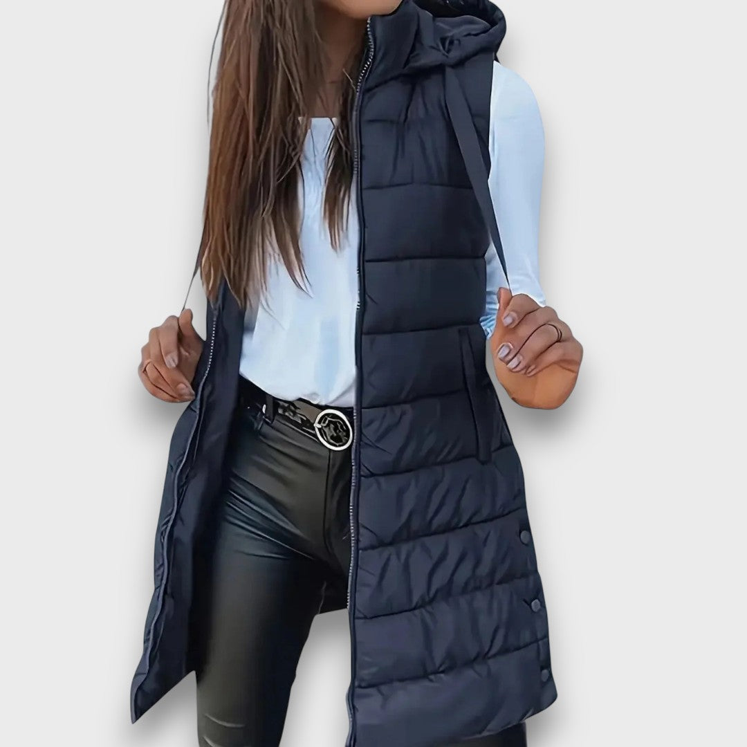 Kaira – Casual Hooded Padded Gilet