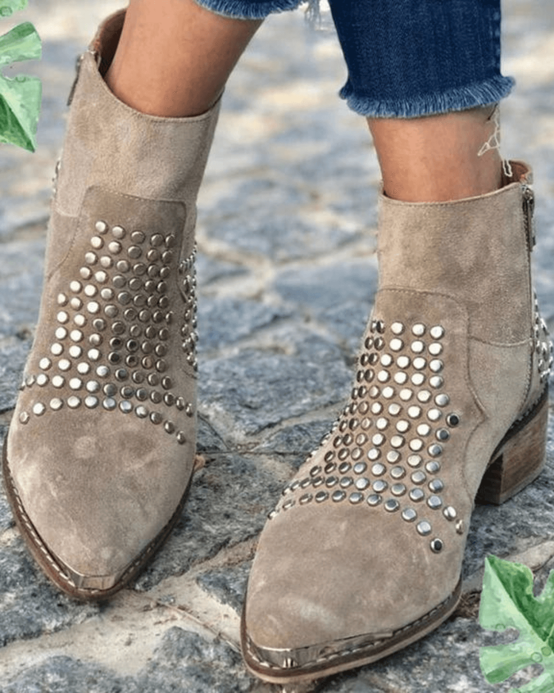Fernande™ | Easy Studded Ankle Boot