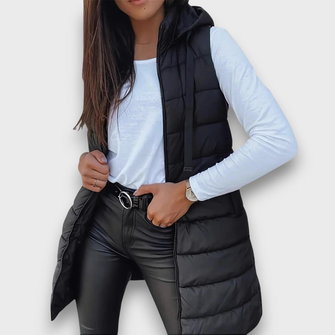 Kaira – Casual Hooded Padded Gilet