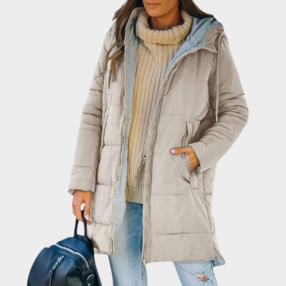 Fiora | Casual Hooded Puffer Coat