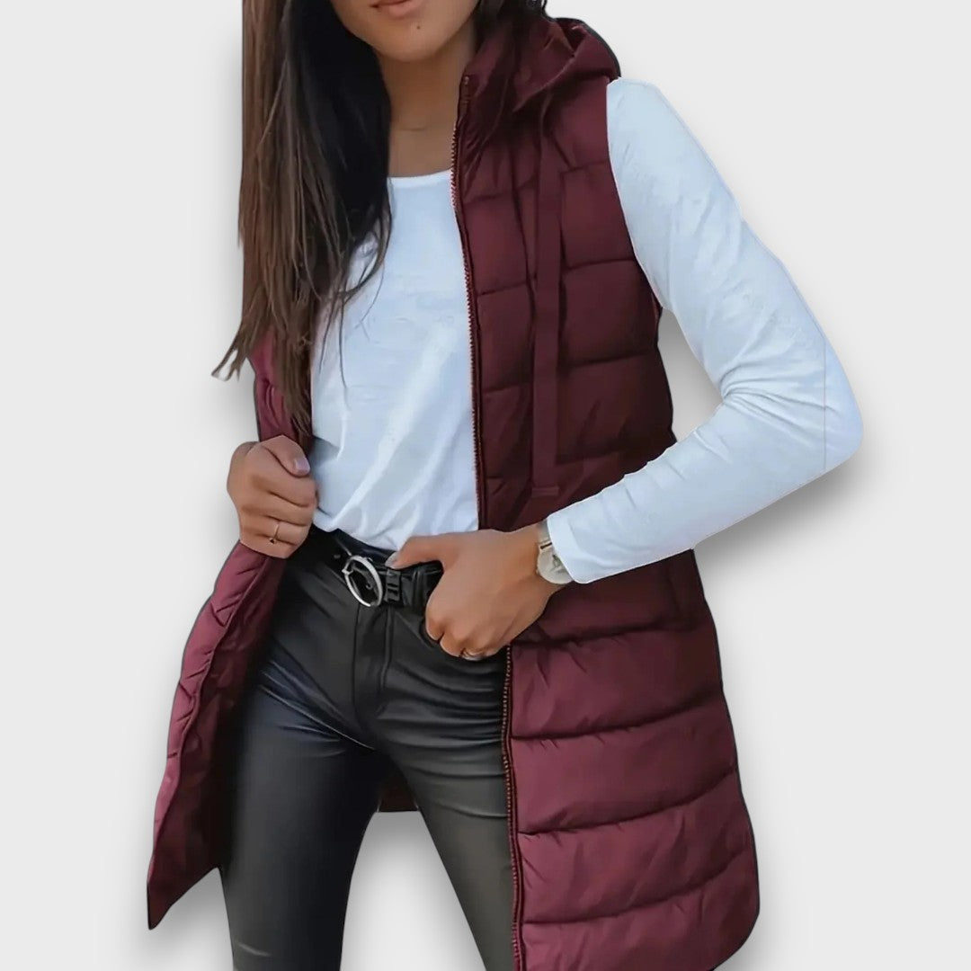 Kaira – Casual Hooded Padded Gilet