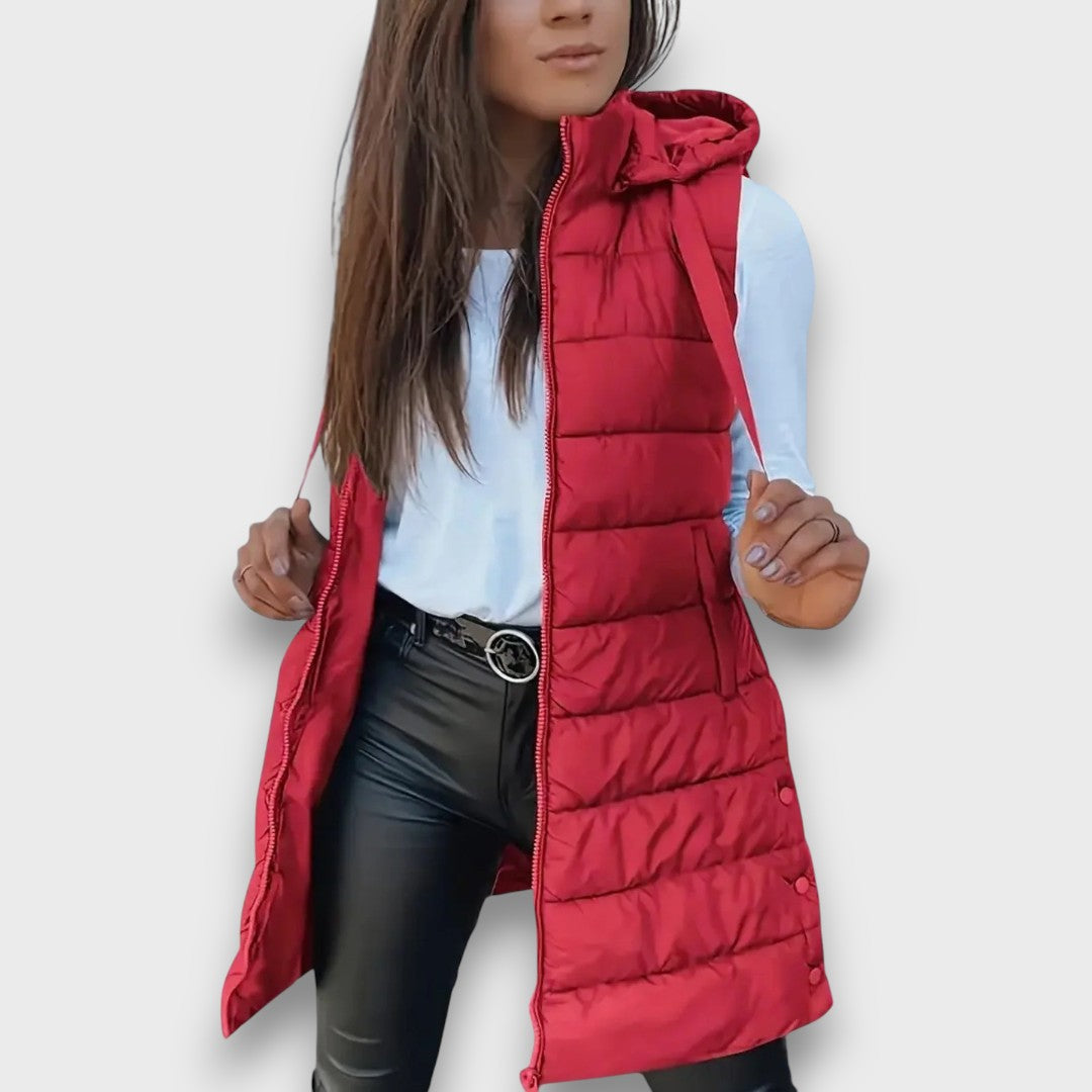 Kaira – Casual Hooded Padded Gilet