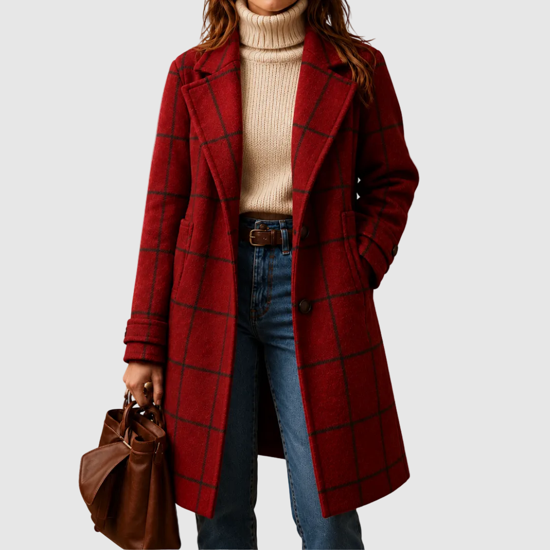 Lauren | Classic Checkered Coat