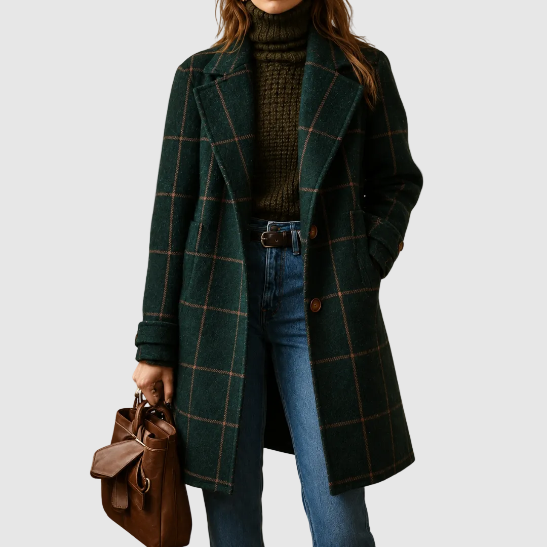 Lauren | Classic Checkered Coat