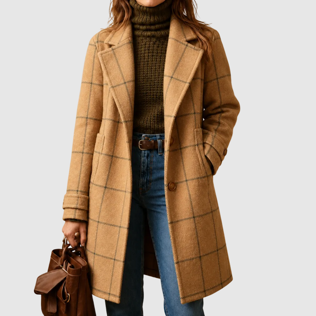 Lauren | Classic Checkered Coat