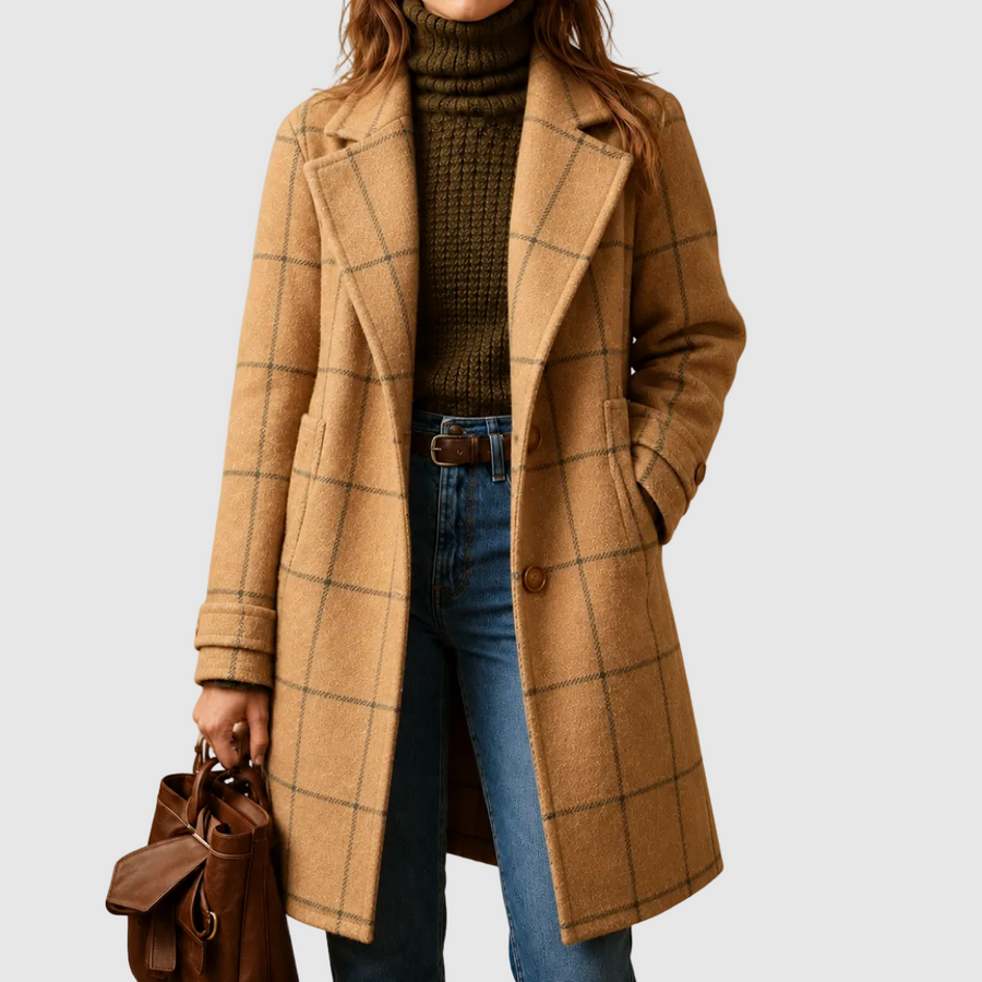 Lauren | Classic Checkered Coat