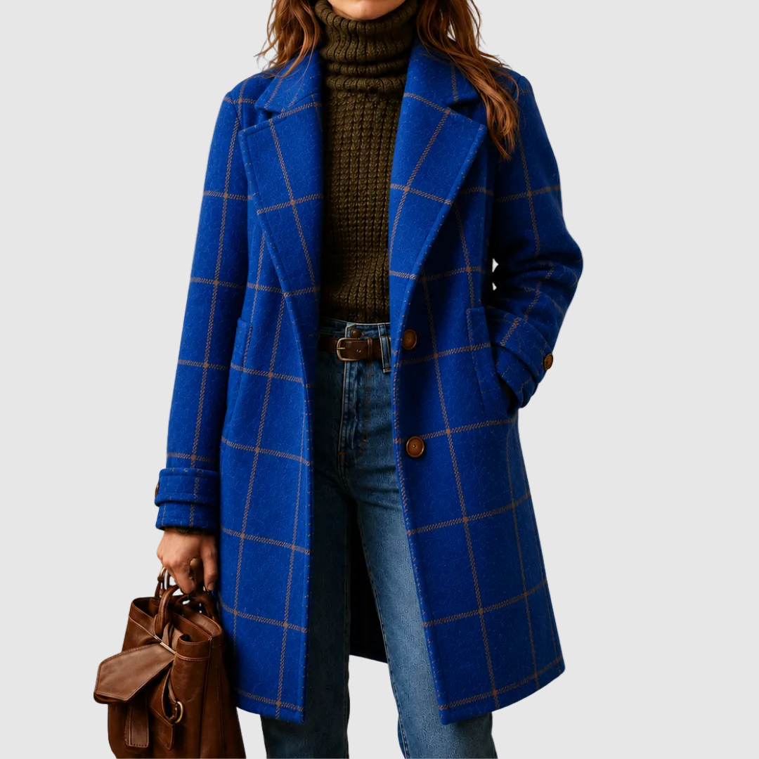 Lauren | Classic Checkered Coat