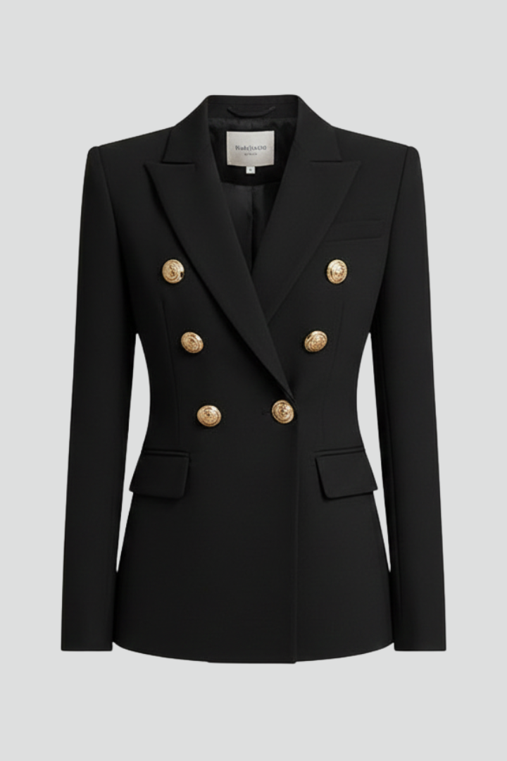 Camille | Long Double-Breasted Blazer