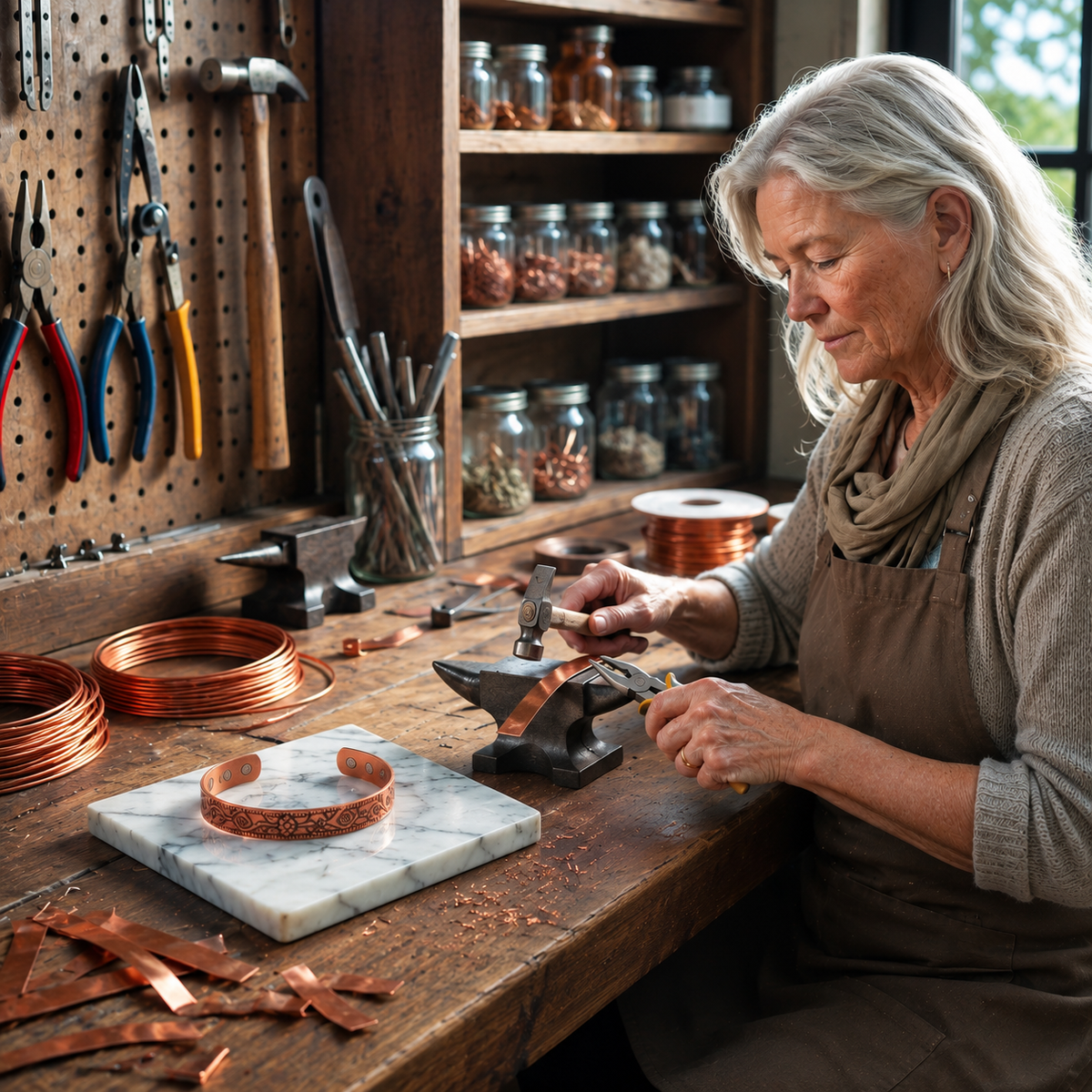 Laurel Copper Necklace