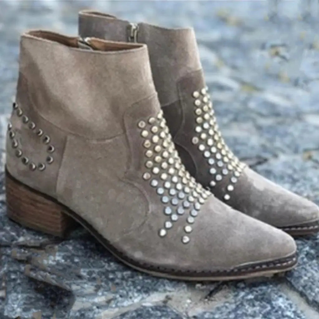 Fernande™ | Easy Studded Ankle Boot