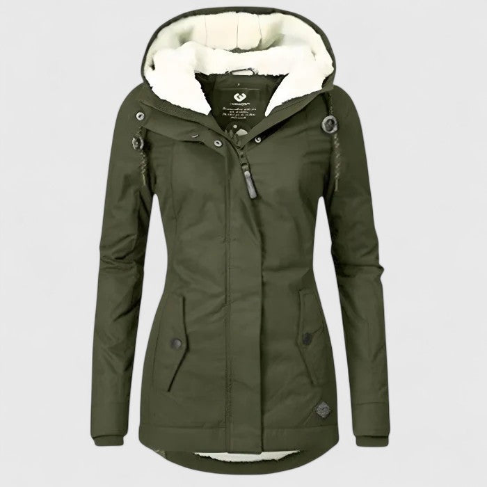 Penelope™ | Waterproof Hooded Parka with Fleece Lining