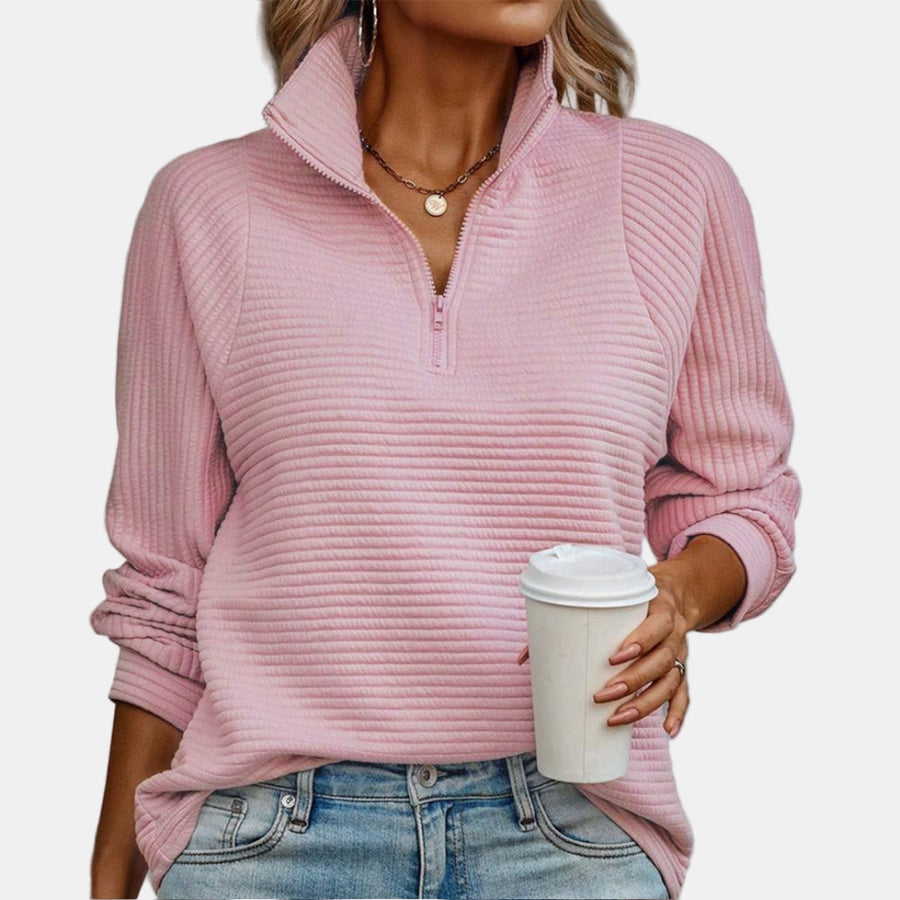 Maevira | Half-Zip Detail Sweater