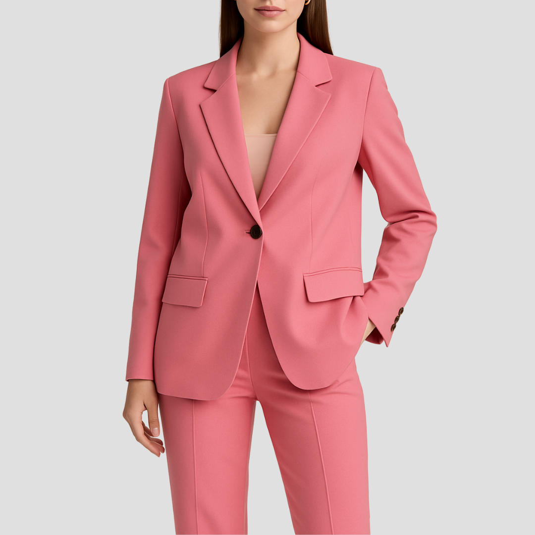 Valmira | Blazer and Straight Pants Suit Set