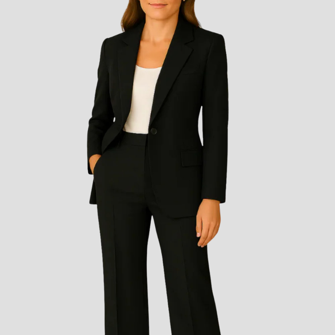 Valmira | Blazer and Straight Pants Suit Set