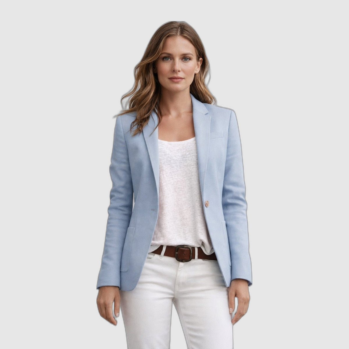 Elise | Fitted Blazer with One Button and Notched Lapels