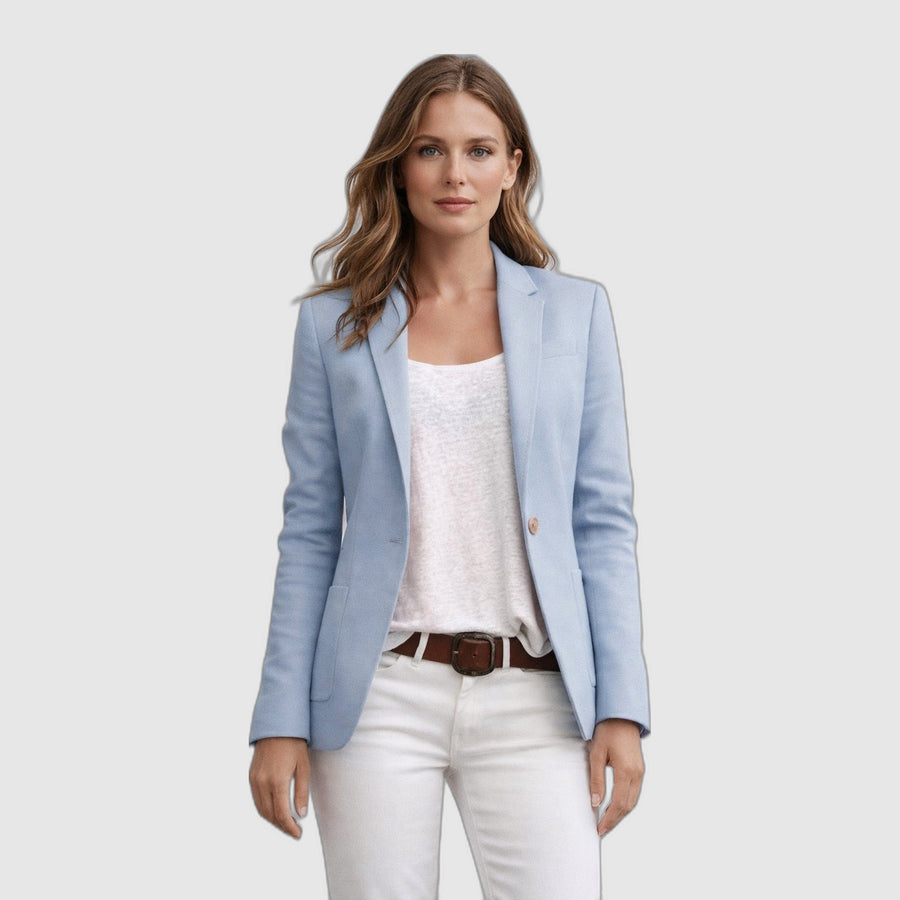 Elise | Fitted Blazer with One Button and Notched Lapels