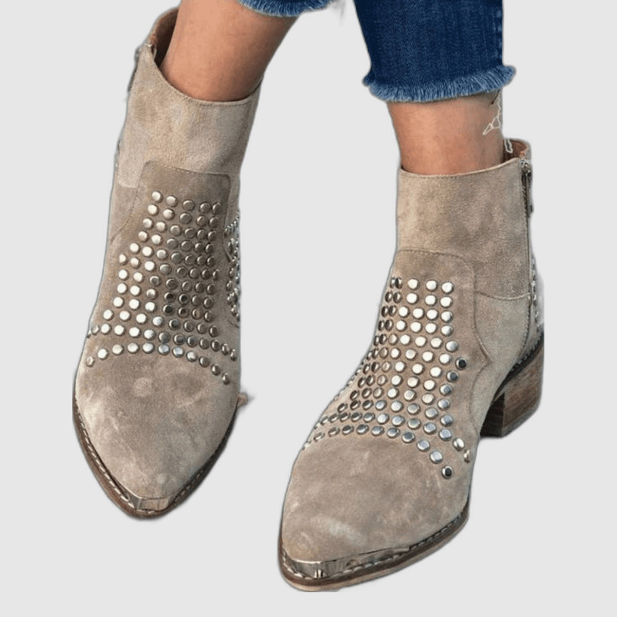 Fernande™ | Easy Studded Ankle Boot