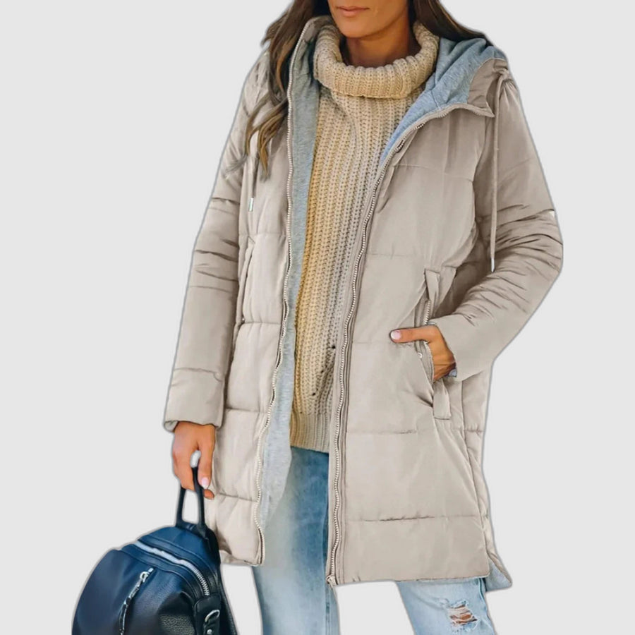 Fiora | Casual Hooded Puffer Coat