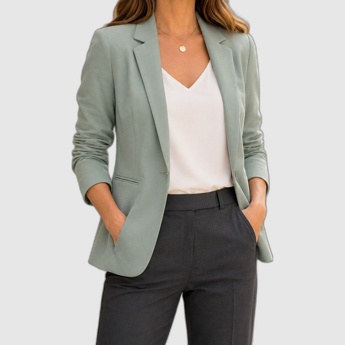 Isabeau | Tailored Blazer with Notched Collar