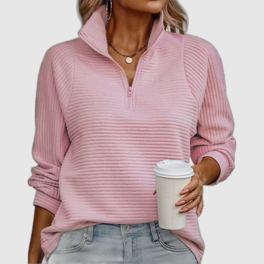 Maevira | Half-Zip Detail Sweater