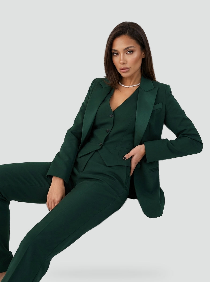 Elise | Three-Piece Set: Blazer, Vest, and Trousers