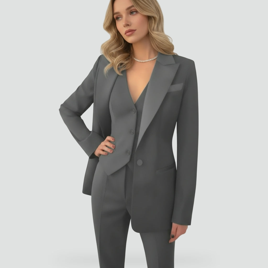Elise | Three-Piece Set: Blazer, Vest, and Trousers