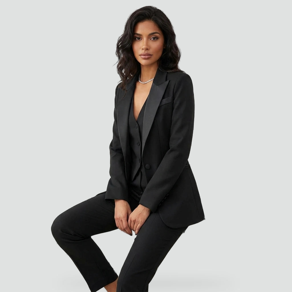 Elise | Three-Piece Set: Blazer, Vest, and Trousers